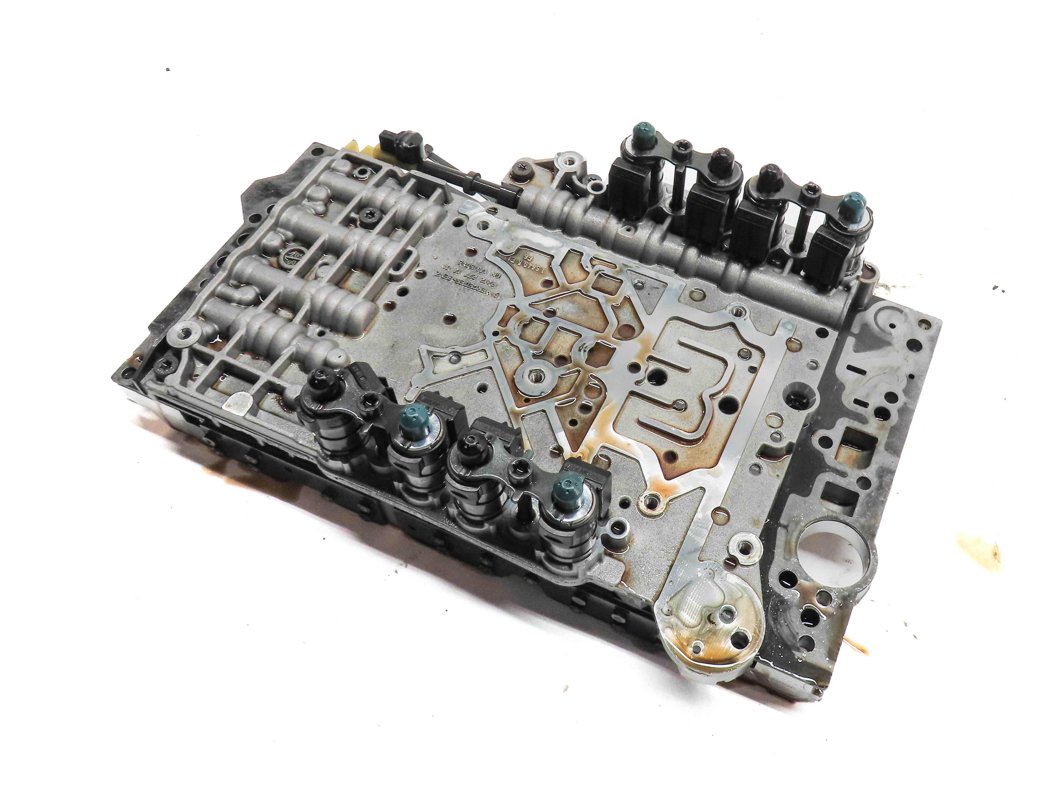 2013 MERCEDES GL450 GL550 ML550 (W166 X166) 722.9 TRANSMISSION VALVE BODY BLOCK — exact item pictured